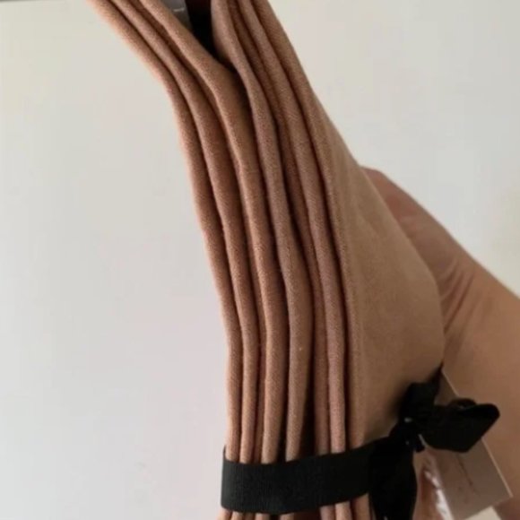 NWT Hearth & Hand w Magnolia-2 X 4 pack Raw Edge Linen Blend 8 Napkins Rose Gold - Picture 4 of 9